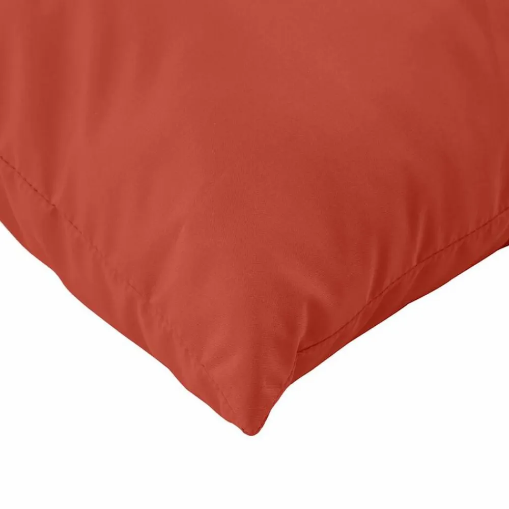 vidaXL Cojines para sofá de palets 3 uds tela melange Rojo Clearance