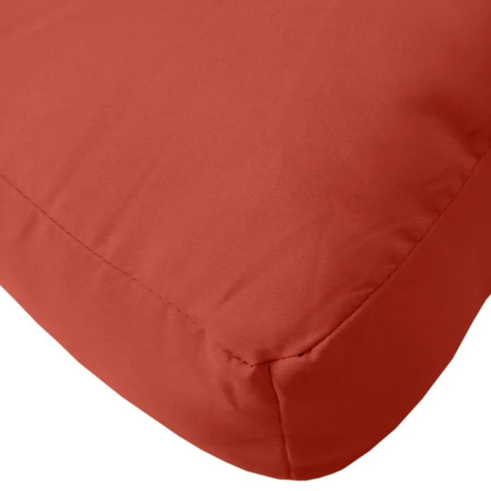 vidaXL Cojines para sofá de palets 3 uds tela melange Rojo Clearance