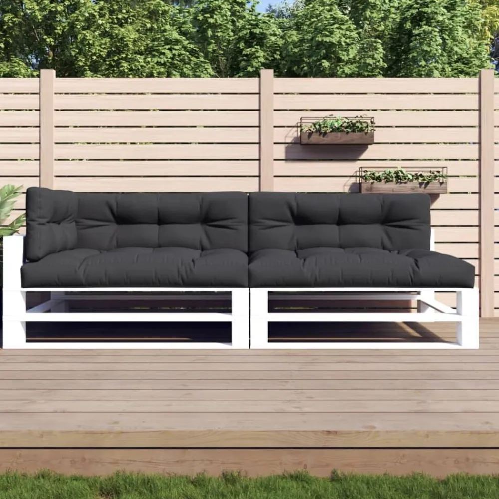 vidaXL Decoración-Cojines para sofá de palets 5 unidades tela