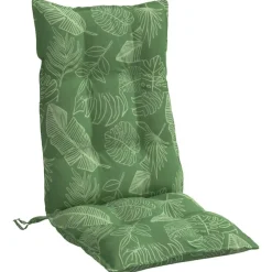 vidaXL Cojines silla respaldo alto 2 uds tela Oxford estampado hojas Diseño de hojas Clearance