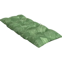 vidaXL Cojines silla respaldo alto 2 uds tela Oxford estampado hojas Diseño de hojas Clearance