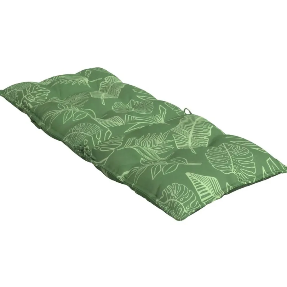 vidaXL Cojines silla respaldo alto 2 uds tela Oxford estampado hojas Diseño de hojas Clearance