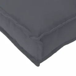 vidaXL Cojín 60 x 60 x 12 cm Tela Oxford Antracita New