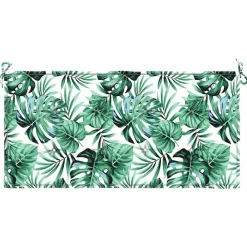 vidaXL Decoración-Cojín banco de jardín tela Oxford estampado s 120x50x4 cm