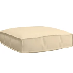 vidaXL Cojín 60 x 60 x 12 cm Tela Oxford Beige Discount