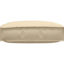 vidaXL Cojín 60 x 60 x 12 cm Tela Oxford Beige Discount