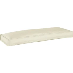 vidaXL Cojín 110 x 40 x 8 cm Tela Oxford Crema Outlet