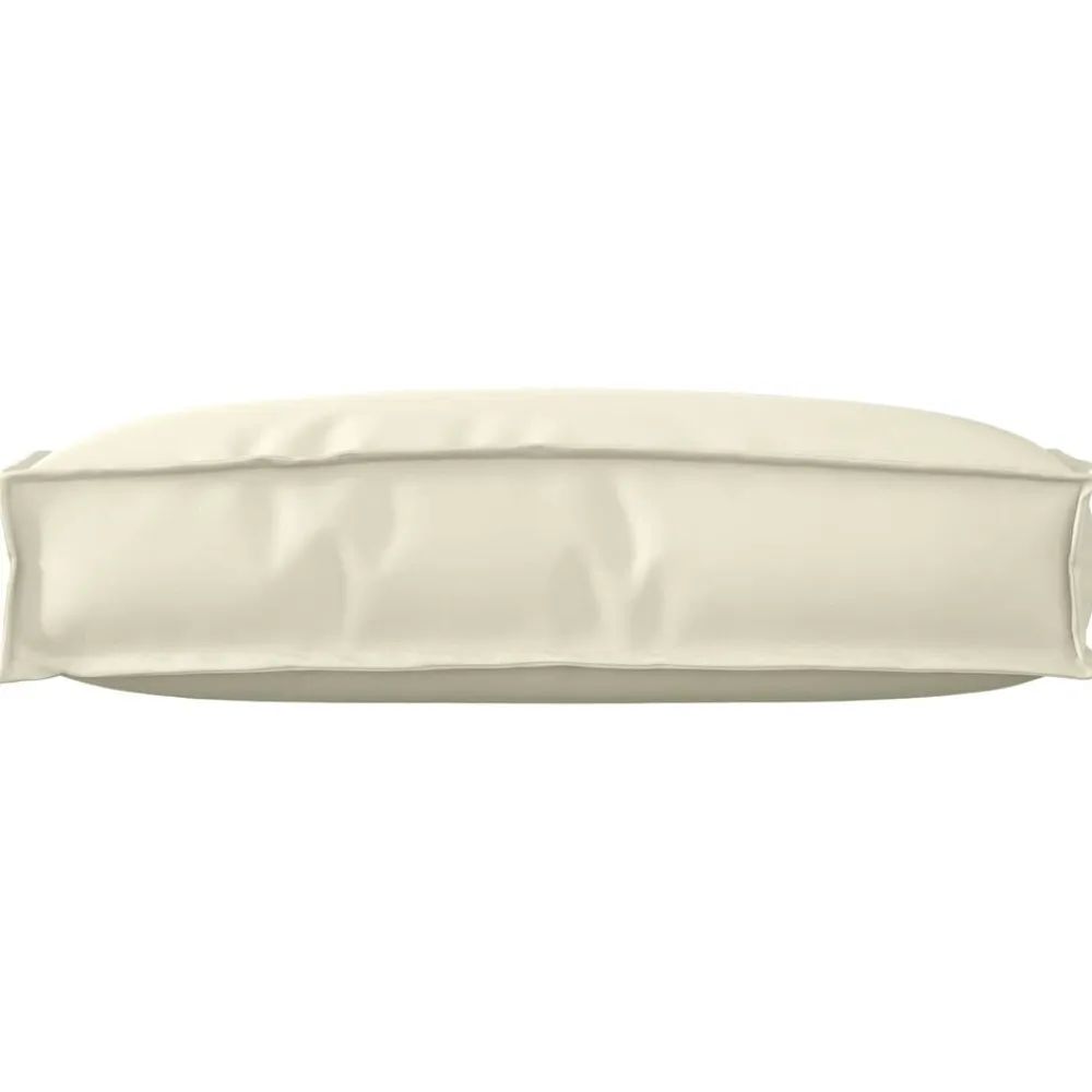 vidaXL Cojín 60 x 40 x 12 cm Tela Oxford Crema Outlet