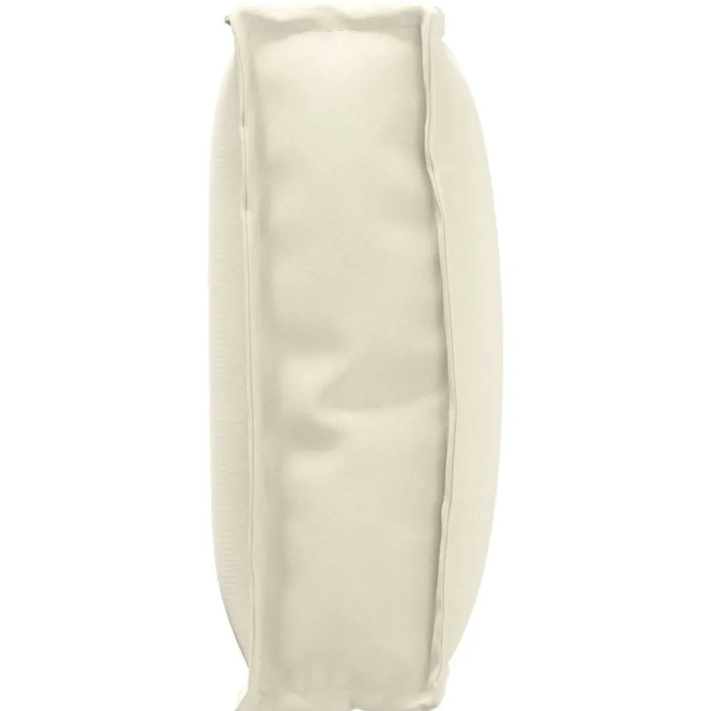 vidaXL Cojín 60 x 40 x 12 cm Tela Oxford Crema Outlet