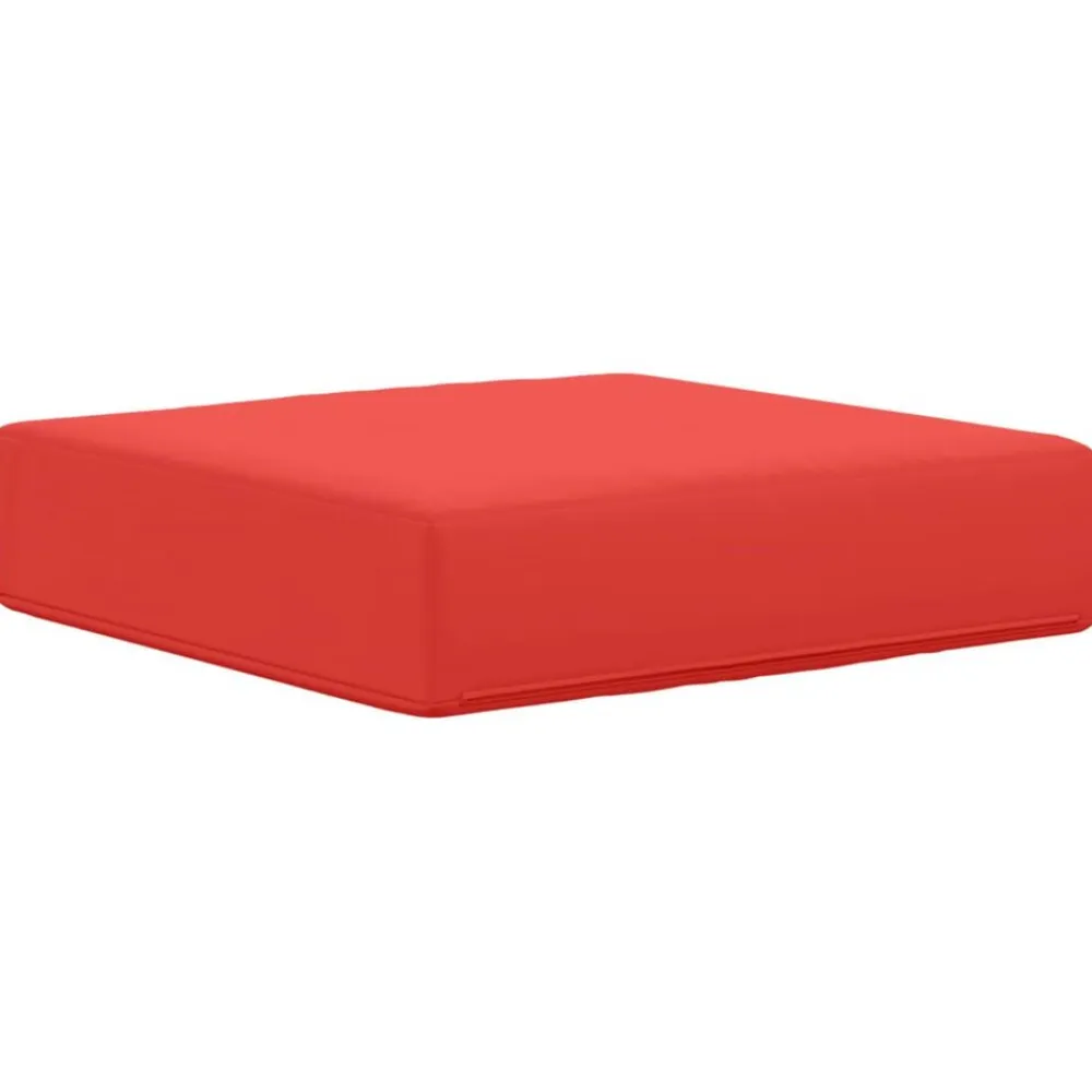 vidaXL Decoración-Cojín de asiento de exterior 40 x 40 x 8 cm 100% Poliéster