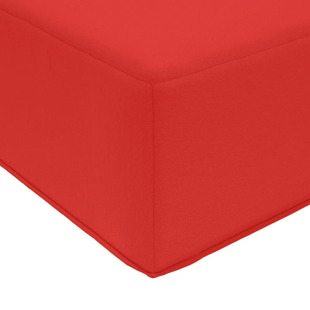 vidaXL Decoración-Cojín de asiento de exterior 40 x 40 x 8 cm 100% Poliéster