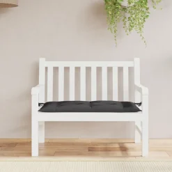 vidaXL Decoración-Cojín de banco de jardín tela Oxford 110x50x7 cm