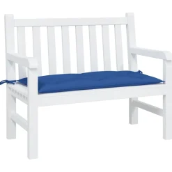 vidaXL Cojín de banco de jardín tela Oxford 100x50x7 cm Azul Outlet