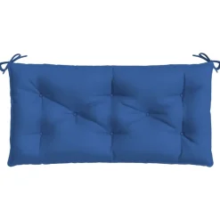 vidaXL Cojín de banco de jardín tela Oxford 100x50x7 cm Azul Outlet