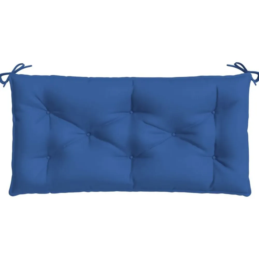 vidaXL Cojín de banco de jardín tela Oxford 100x50x7 cm Azul Outlet