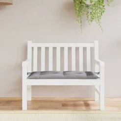 vidaXL Decoración-Cojín de banco de jardín tela Oxford 110x50x7 cm