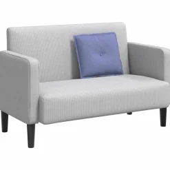 vidaXL Decoración-Cojín de Espalda Azul jeans 50 x 19 x 45 cm tela