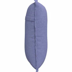 vidaXL Decoración-Cojín de Espalda Azul jeans 50 x 19 x 45 cm tela