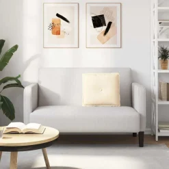 vidaXL Decoración-Cojín de Espalda 50 x 45 cm Tela de pana