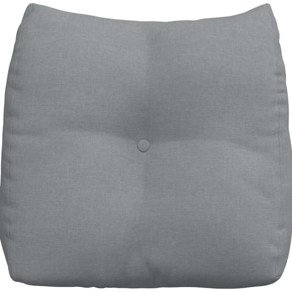 vidaXL Cojín de Espalda 45 x 24 x 50 cm tela Gris claro