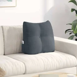 vidaXL Decoración-Cojín de Espalda 45 x 24 x 50 cm Terciopelo