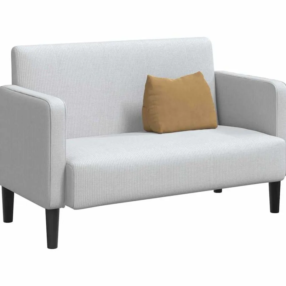 vidaXL Decoración-Cojín de Espalda Marrón 45 x 20 x 35 cm Tela de pana