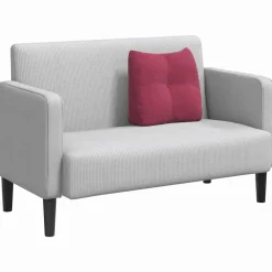 vidaXL Decoración-Cojín de Espalda Rojo vino 45 x 24 x 50 cm Terciopelo