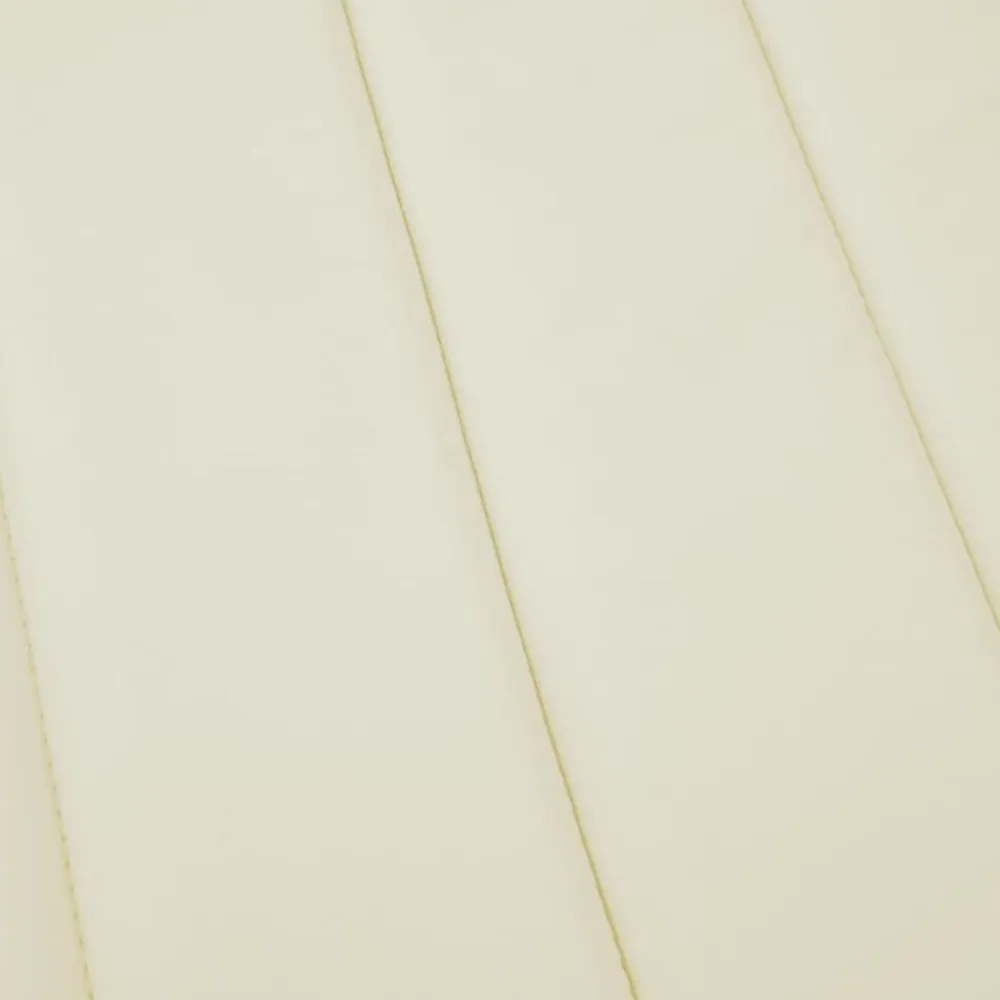 vidaXL Cojín de tumbona de tela Oxford 200x50x3 cm Crema