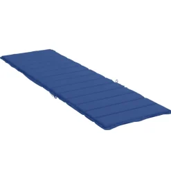 vidaXL Cojín de tumbona de tela Oxford azul 200x50x3 cm Azul real Clearance