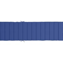 vidaXL Cojín de tumbona de tela Oxford azul 200x50x3 cm Azul real Clearance
