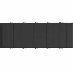 vidaXL Cojín de tumbona de tela Oxford 180x60x4 cm Negro Clearance