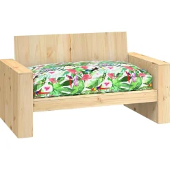 vidaXL Cojín Floral Multicolor 120 x 80 x 12 cm Tela Oxford Selva tropical