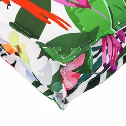 vidaXL Cojín Floral Multicolor 120 x 80 x 12 cm Tela Oxford Selva tropical