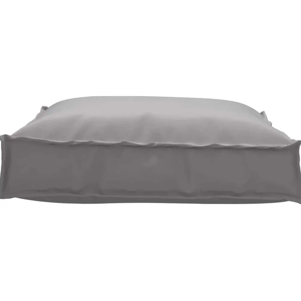 vidaXL Cojín 70 x 70 x 12 cm Tela Oxford Gris