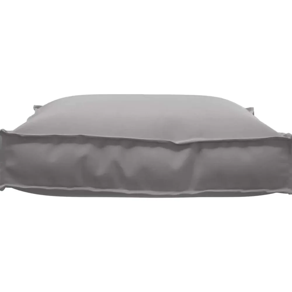 vidaXL Cojín 70 x 70 x 12 cm Tela Oxford Gris
