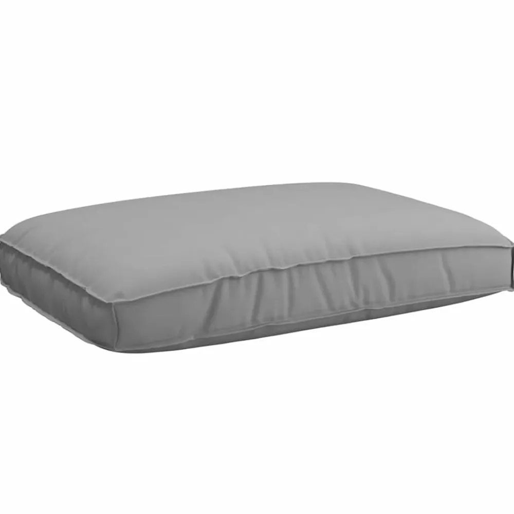 vidaXL Cojín 120 x 80 x 12 cm Tela Oxford Gris Outlet