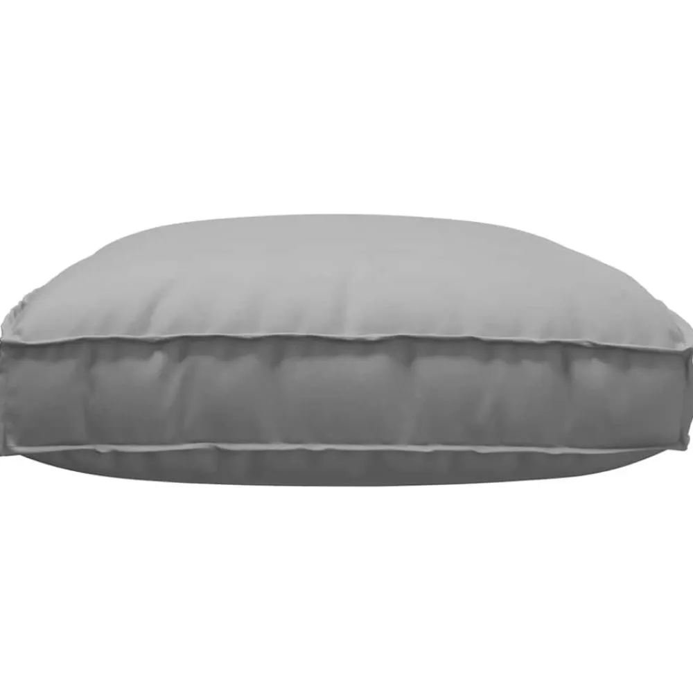 vidaXL Cojín 120 x 80 x 12 cm Tela Oxford Gris Outlet