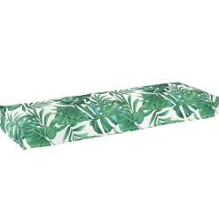 vidaXL Cojín Hoja Patrón de hoja 120 x 40 x 8 cm Tela Oxford Dise&ntilde;o de hojas Clearance
