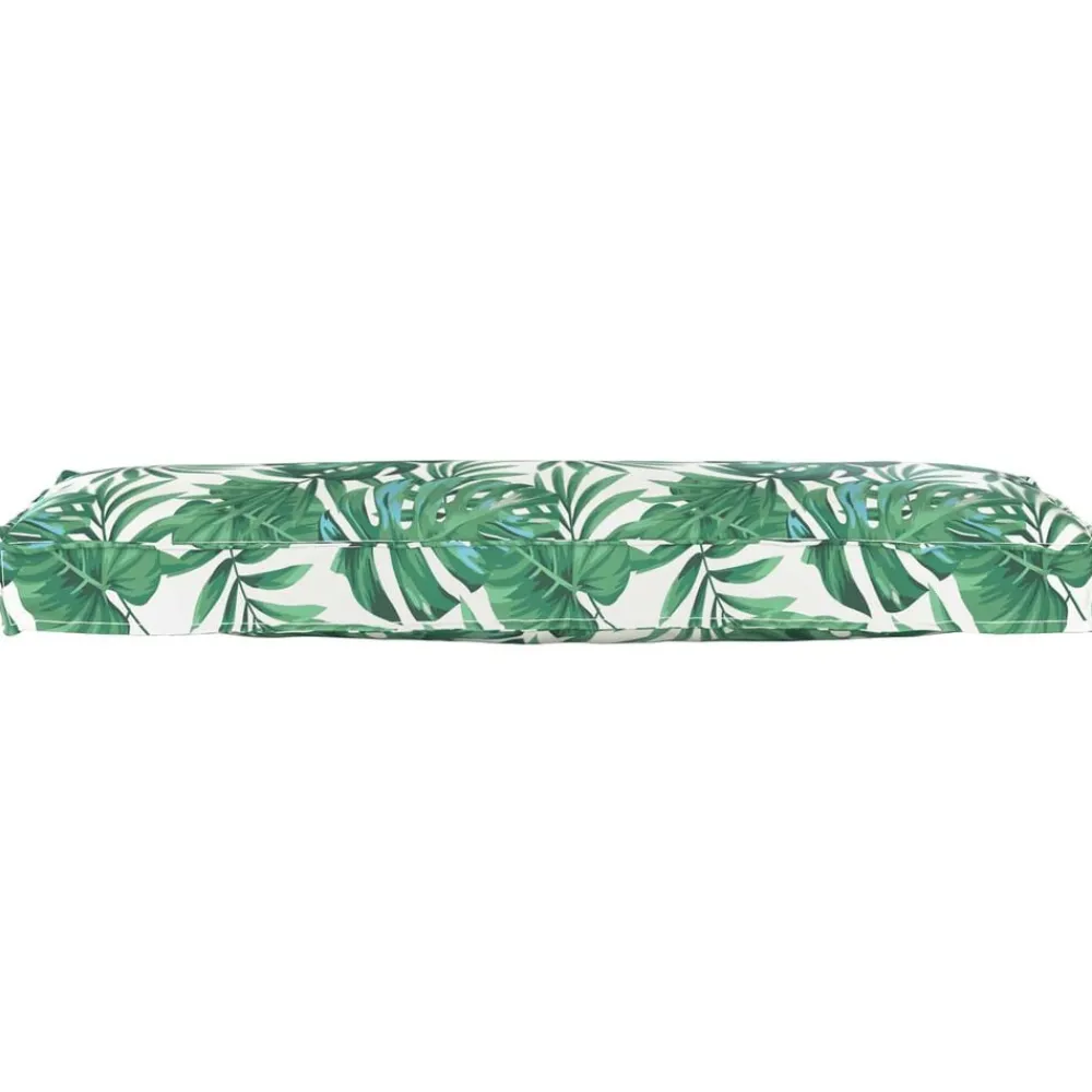 vidaXL Cojín Hoja Patrón de hoja 120 x 40 x 8 cm Tela Oxford Diseño de hojas Clearance