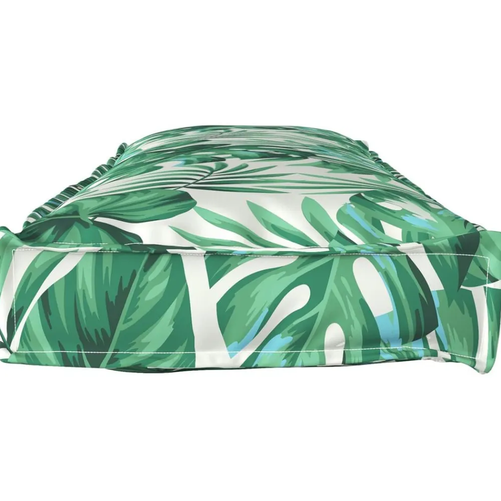 vidaXL Cojín Hoja Patrón de hoja 120 x 40 x 8 cm Tela Oxford Diseño de hojas Clearance