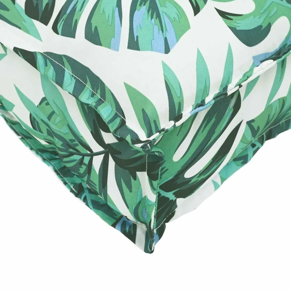 vidaXL Cojín Hoja Patrón de hoja 120 x 40 x 8 cm Tela Oxford Diseño de hojas Clearance