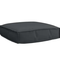 vidaXL Cojín 60 x 60 x 12 cm Tela Oxford Negro Online