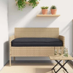 vidaXL Cojín 120 x 60 x 12 cm Tela Oxford Negro Best