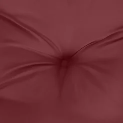 vidaXL Cojín para banco de jardín tela rojo tinto melange 100x50x7 cm rojo tinto mezcla
