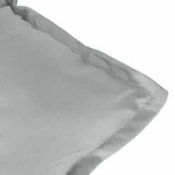 vidaXL Decoración-Cojín para banco de jardín tela gris claro melange 100x50x7 cm