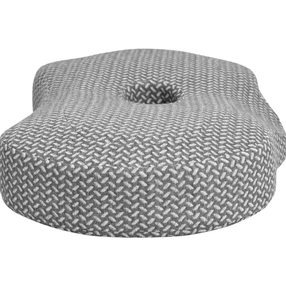 vidaXL Ropa De Casa-Cojín para el Cuello Color sólido 53 x 34,5 x 10,5 cm