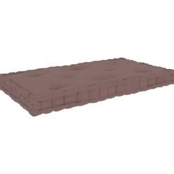 vidaXL Decoración-Cojín para palé de suelo algodón gris 73x40x7 cm