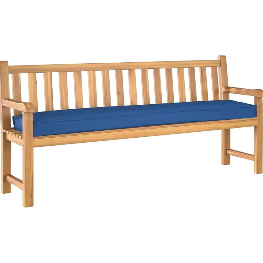 vidaXL Cojín para palet 200 x 40 x 8 cm Tela Oxford Azul royal Sale