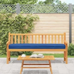 vidaXL Cojín para palet 200 x 40 x 8 cm Tela Oxford Azul royal Sale