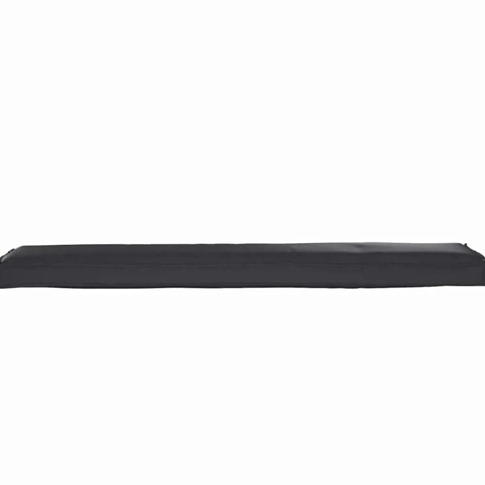 vidaXL Cojín para palet 180 x 40 x 8 cm Tela Oxford Negro New
